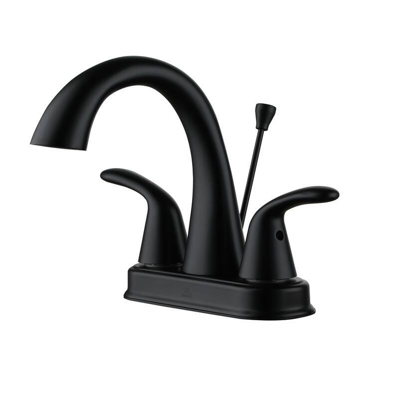 4 in. Center Set Double Handle Bathroom Faucet