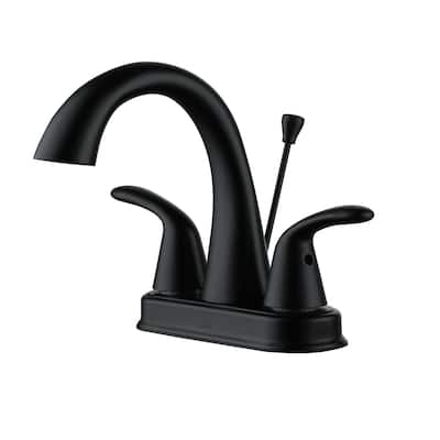 4 in. Center Set Double Handle Bathroom Faucet