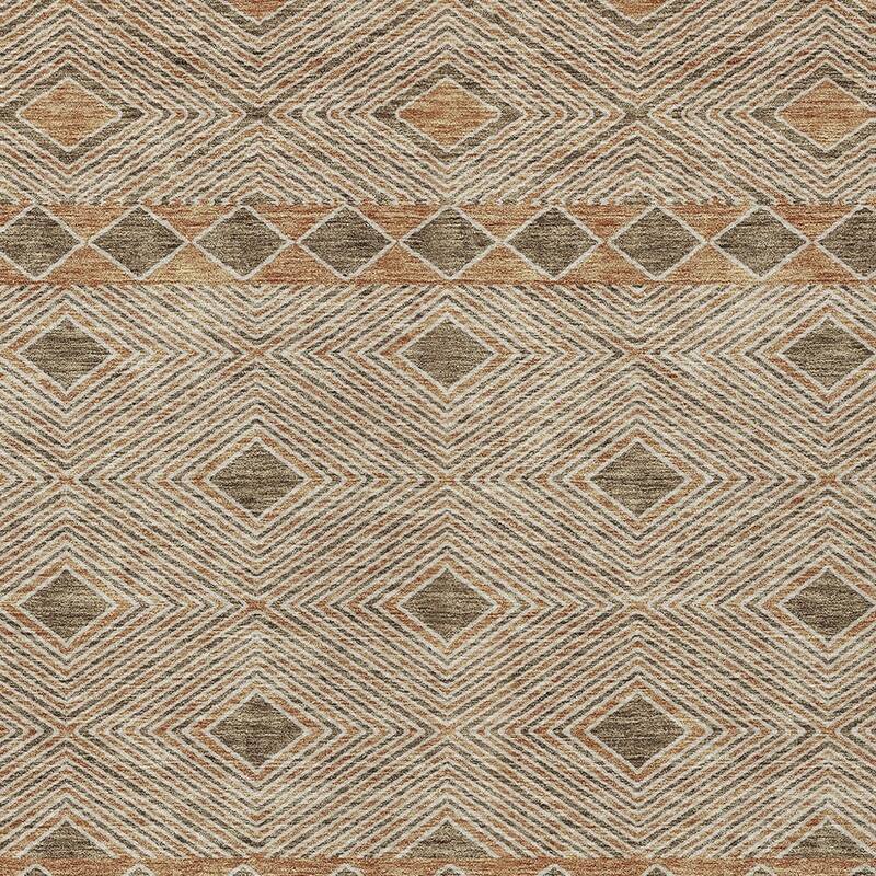 HomeRoots Geometric Transitional Rectangle Outdoor Rug