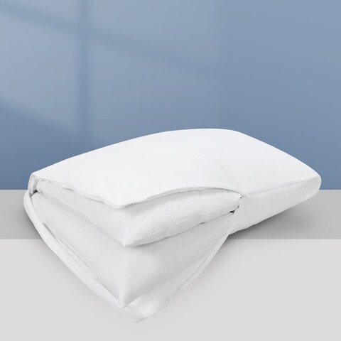 Adjustable Goose Down Feather Pillow for Side&Back&Stomach Sleeper