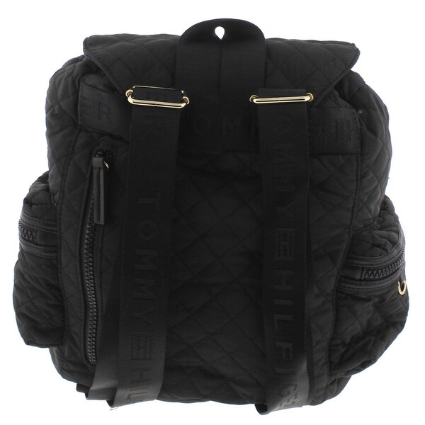 tommy hilfiger faux leather backpack