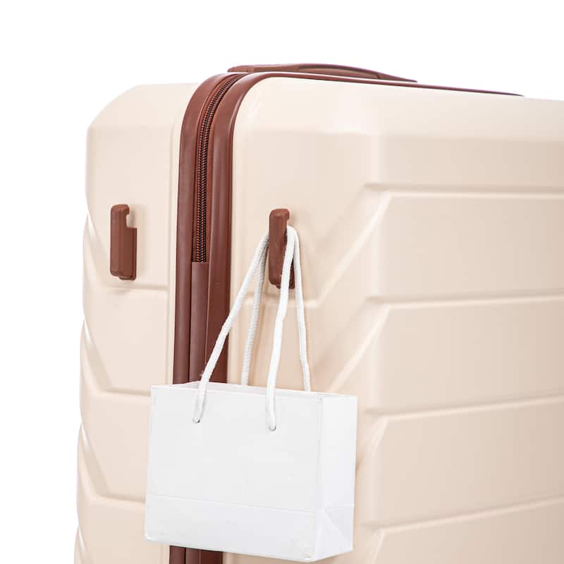 3 Piece (20/24/28 inch) PC Hardside Carry On Luggage Sets with Spinner Wheel and Retractable Handle, for Home Travel Luggage