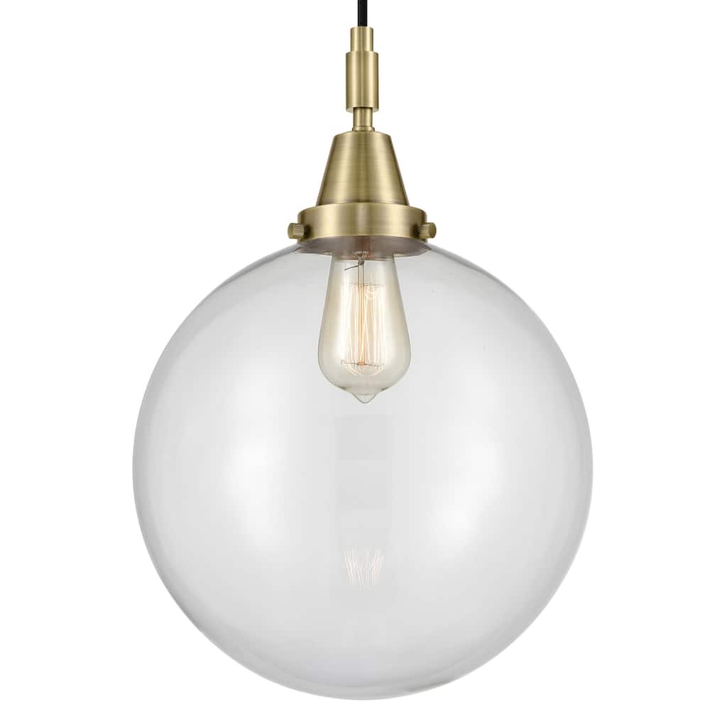 Innovations Lighting 447-1P-G202-12 Beacon 12" Wide Pendant with Clear