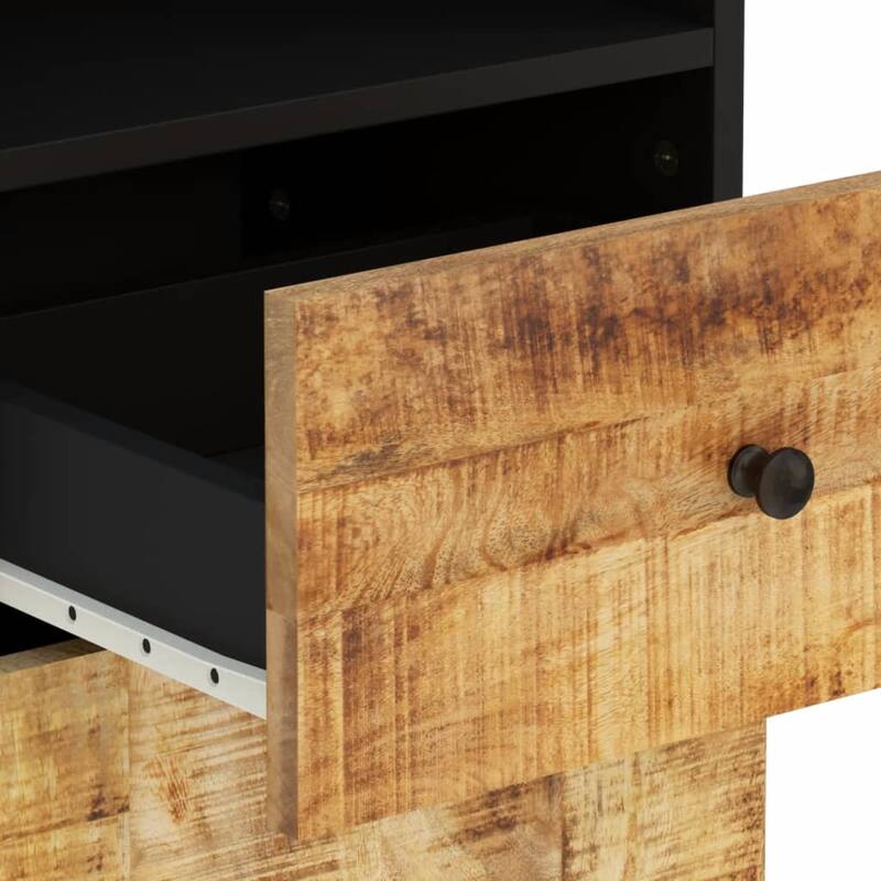 vidaXL Bathroom Cabinet Solid Mango Wood 63 in high Modern