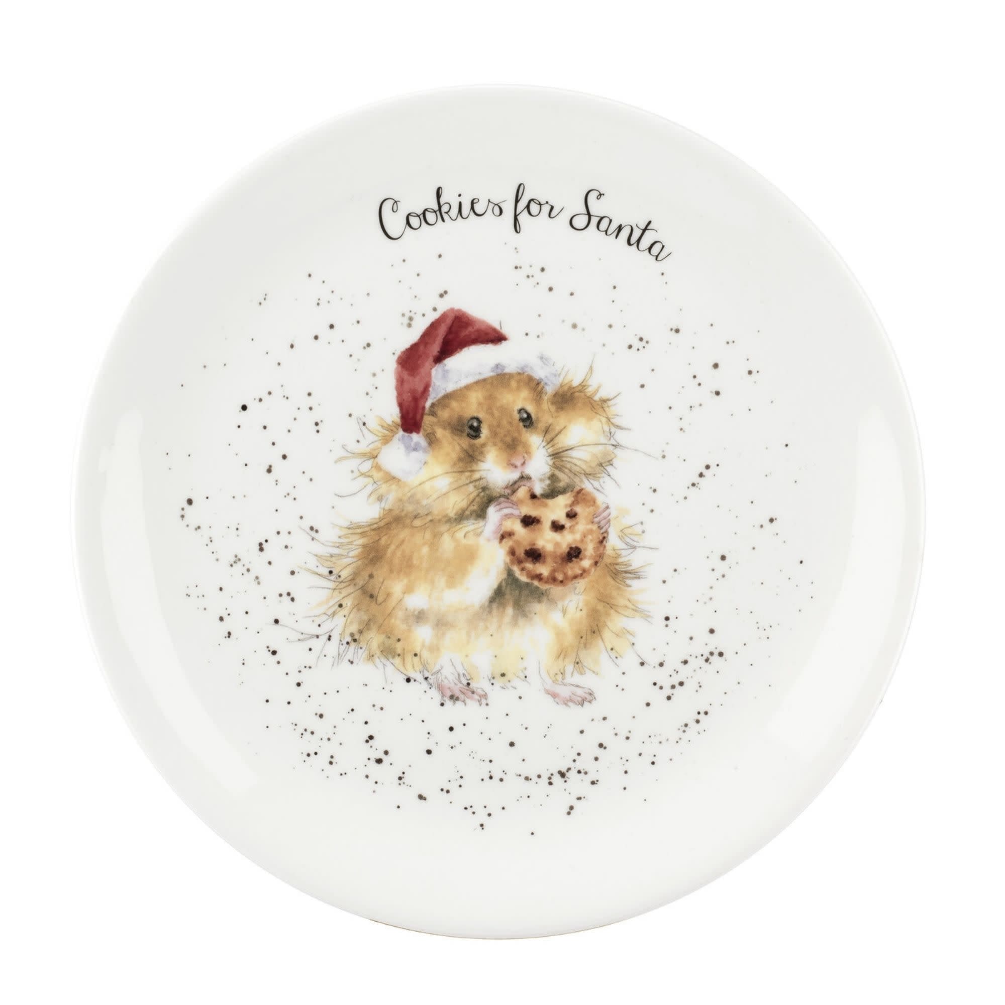 Royal Worcester Wrendale Designs Christmas Plate - 8 Inch