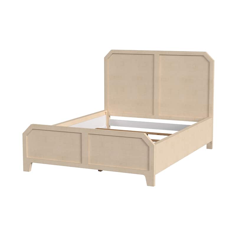 Bar Harbor Raffia Panel Bed