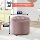 preview thumbnail 24 of 80, Donovan Tufted Round Storage Ottoman