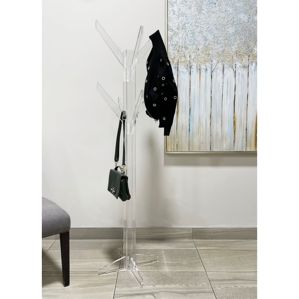 DesignStyles Acrylic Coat Rack - N/A