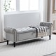 preview thumbnail 4 of 74, 67" Velvet Tufted Storage Bench for Bedroom End of Bed with Roll Arms