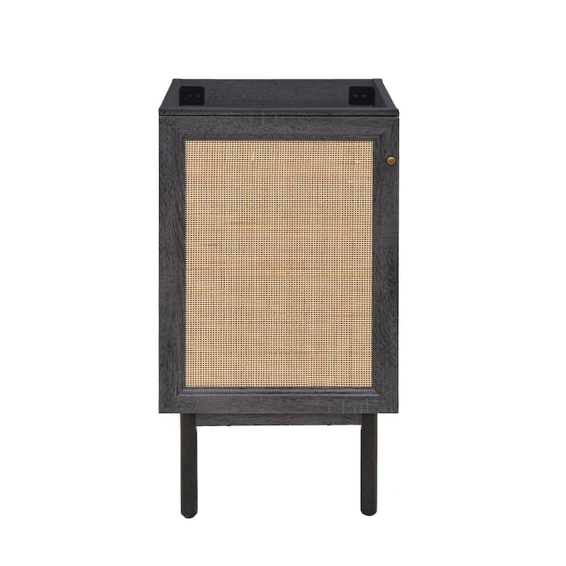 Classe 18" Bathroom Vanity In Black Cabinet Only
