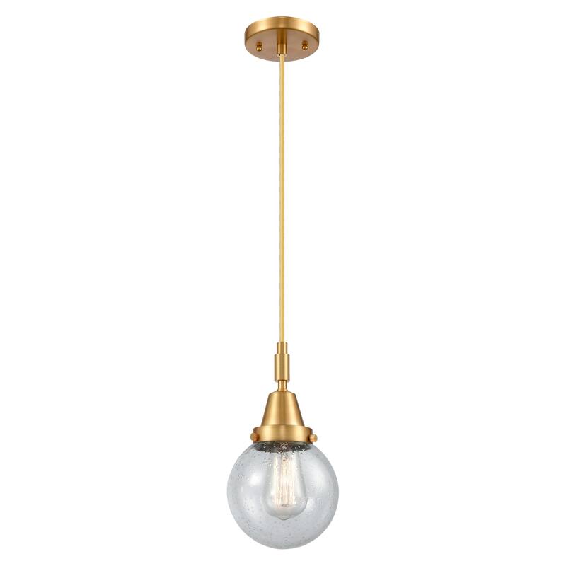 Innovations Lighting 447-1P-G204-6 Beacon 6" Wide Mini Pendant with