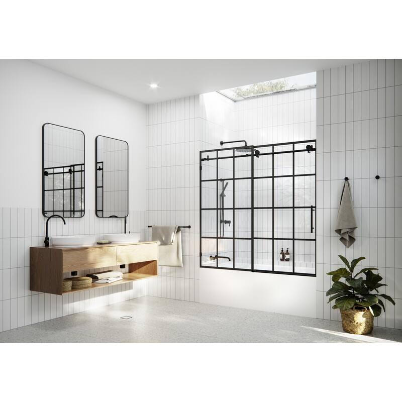 Glass Warehouse FSSBSLD-R-60 Esprit 60" High x 60" Wide Sliding