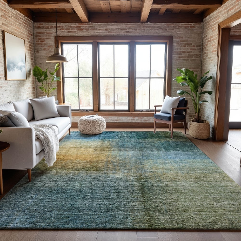 Premium Washable Super Soft Modern Ombre Mayfield Rug