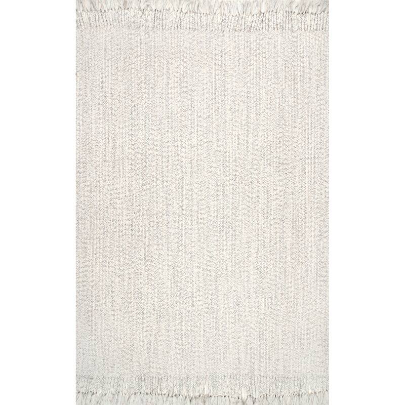 Nuloom Braided Courtney Tassel Indoor/Outdoor Area Rug