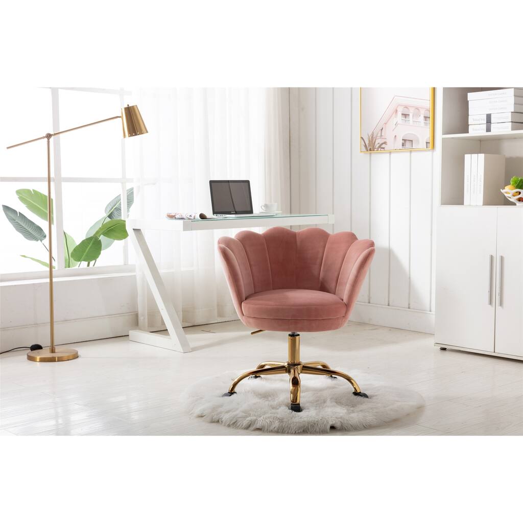 Moda Velvet Swivel Shell Chair for Living Room