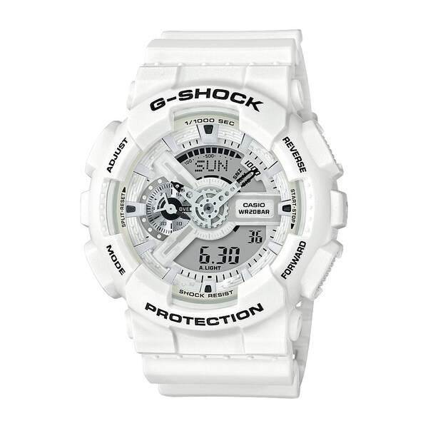 GA-110MW-7A Men's G-Shock Analog & Digital Resin Strap Watch