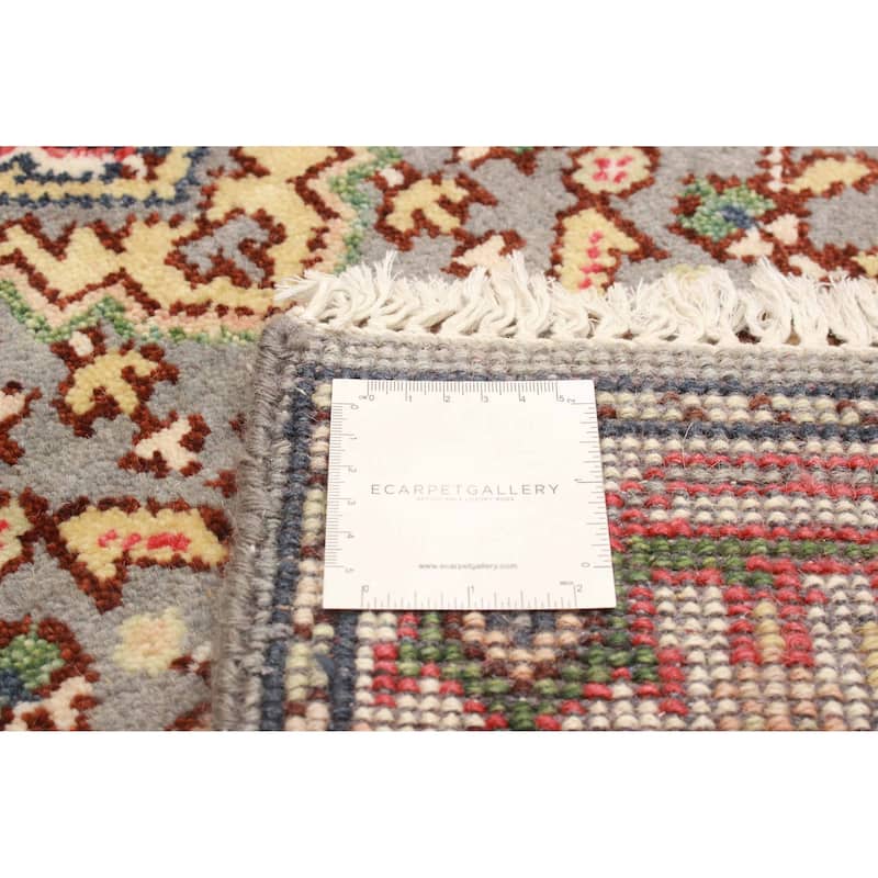 ECARPETGALLERY Hand-knotted Serapi Heritage Grey Wool Rug - 2'6 x 12'2