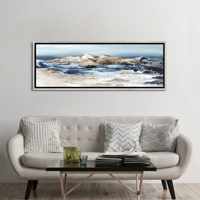 iCanvas "By The Rocks" by Luna Mavis Framed
