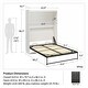 preview thumbnail 11 of 24, The Novogratz Her Majesty Murphy Bed