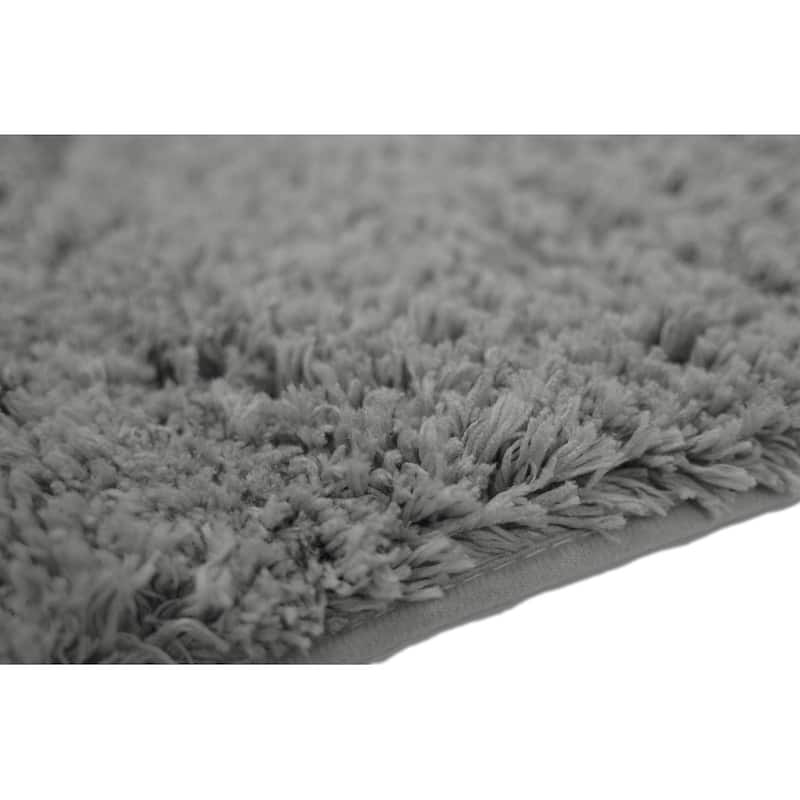 Queen Mary 3 Piece Bathroom Rug Set, Luxury Soft Plush Bath Mat, Contour Rug, Lid Cover, Non-Slip