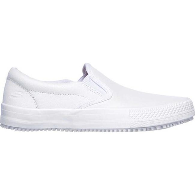 skechers gibson brogna white
