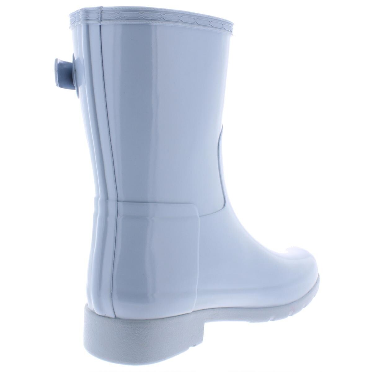 hunter refined short gloss rain boots