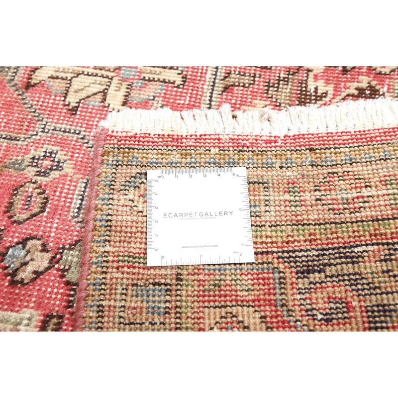 ECARPETGALLERY Hand-knotted Antalya Vintage Red Wool Rug - 6'6 x 9'8