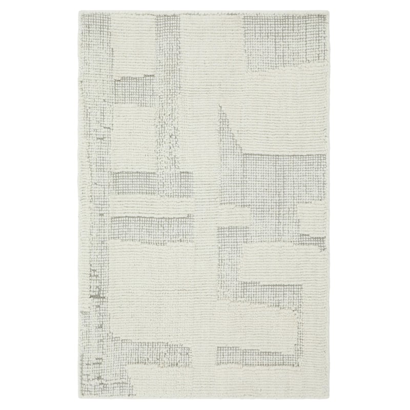 Terra by Obeetee Savanna Diablo Ivory Rug - Lavender/Ivory - 2' x 3'