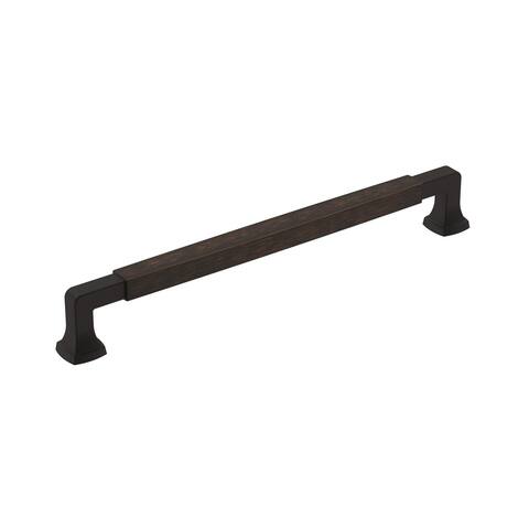 Stature 8-13/16 in (224 mm) Center-to-Center Oil Rubbed Bronze Cabinet Pull - 8.8125