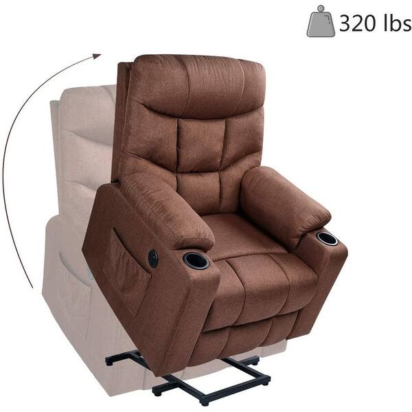 Electric Power Lazy Boy Recliner Chair Sofa With Vibration Massage Heat Function Overstock 32331969