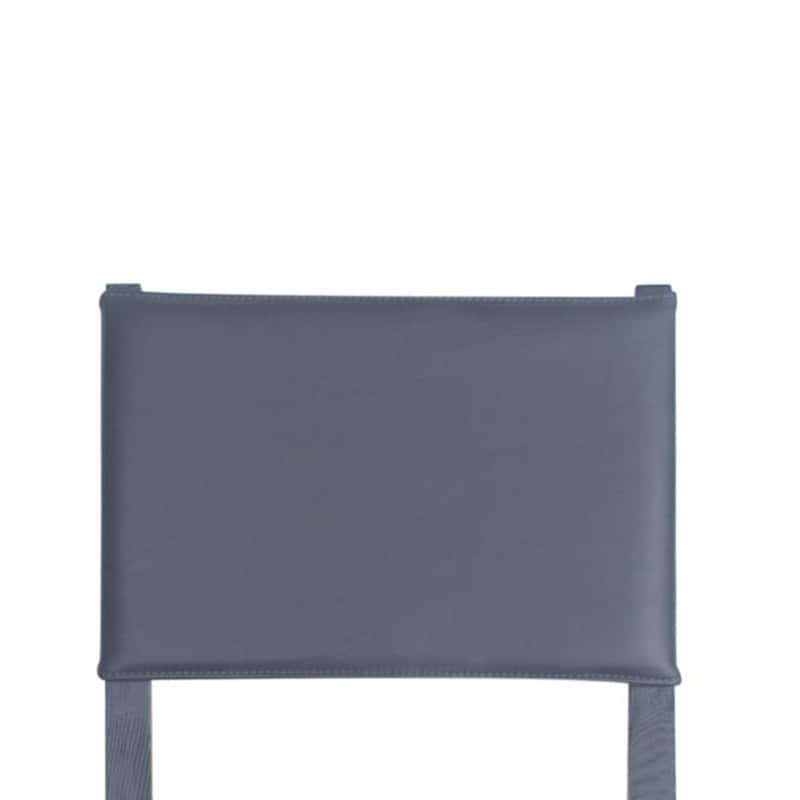 Dining Chair Set of 2, Black Fabric, Open Back, Matte Black Ash Wood