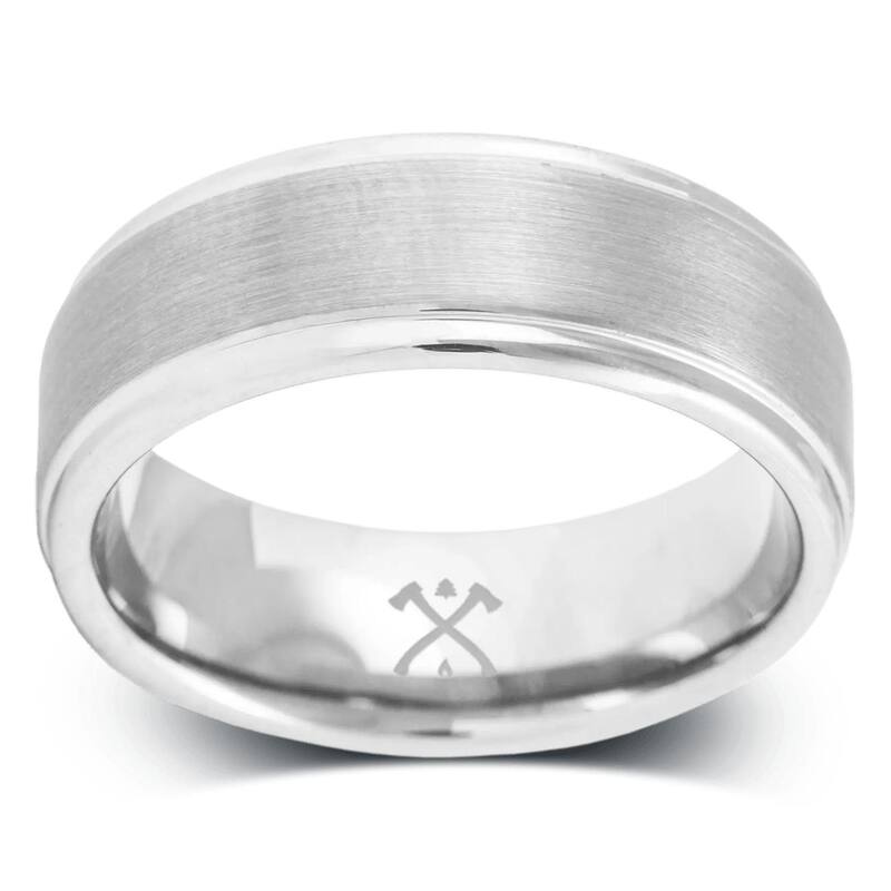 Manly Bands THE HERO Tungsten 6mm Satin Band