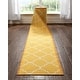 preview thumbnail 1 of 13, Custom Size Runner Kings Court Brooklyn Trellis Washable Stair Rug 2' 2" x 10' - Gold - Runner