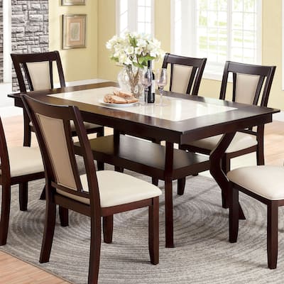 Copper Grove Schmidt 64-inch Wood Dining Table with Shelf