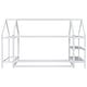 preview thumbnail 41 of 39, Kids bedroom set Twin size wood house bed with storage shelf and hanger