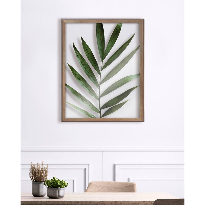 Kate and Laurel Blake Botanical 5F Printed Glass by Amy Peterson