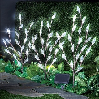 Leaf Branch Solar Garden Lights - Set of 3 - 60