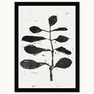 Wynwood Studio Noir Branch Framed Boho Minimalist Abstract Prints