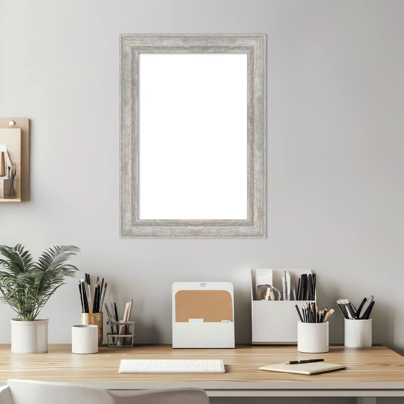 Amanti Art Angled Bronze Framed Dry Erase Magnetic Board