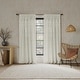 preview thumbnail 12 of 12, Indigo Road by Egypt Sherrod Palo Global Embroidery Semi-Sheer Rod Pocket 1-Piece Curtain Panel, Single Panel
