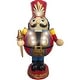 preview thumbnail 4 of 4, Fraser Hill Farm 3-Ft. Roly Poly Nutcracker Toy Soldier, Resin Staue w/ LED Lights, Christmas Decor, Red