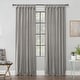 preview thumbnail 65 of 69, Archaeo Washed Cotton Twist Tab Curtain, Single Panel 52" x 63" - Silver Grey