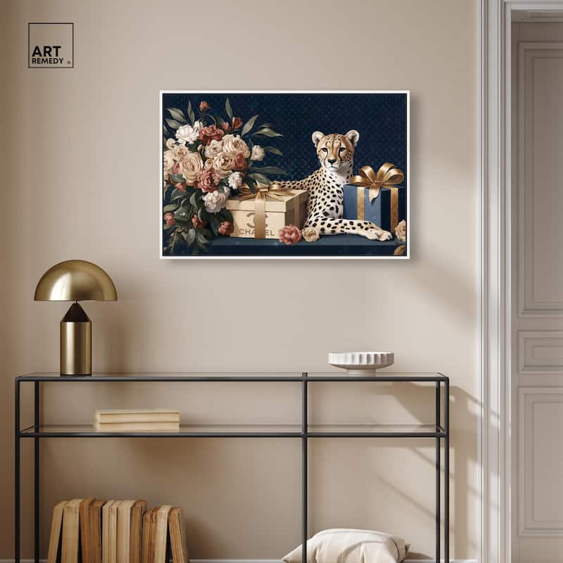Cheetah Glam Gift Boxes Canvas by Art Remedy