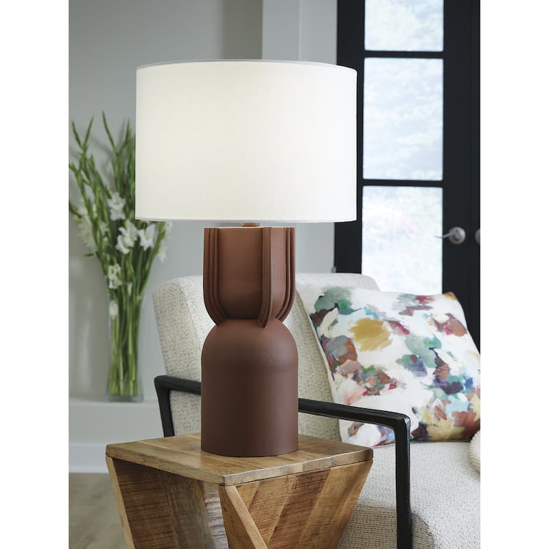 Signature Design by Ashley Rowandale Brown Table Lamp - 16" W x 16" D x 28" H