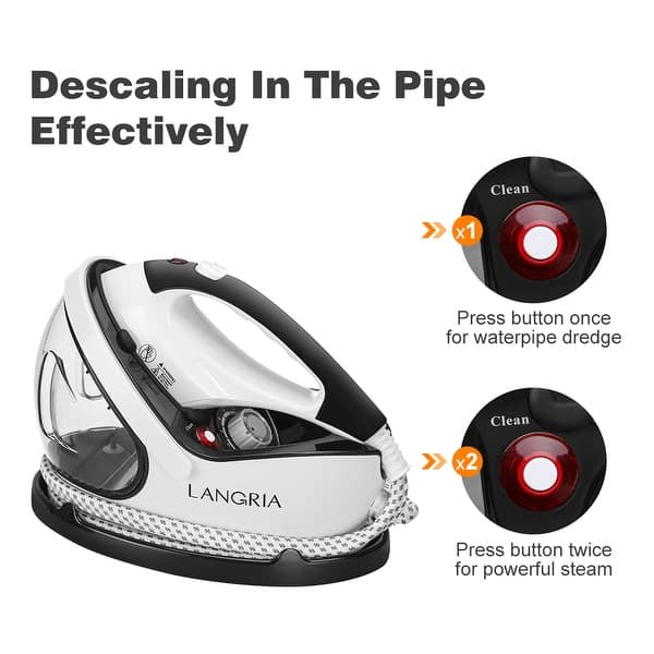 Shop Langria 2 In 1 Garment Steamer Iron Clothes Fabric Steamer