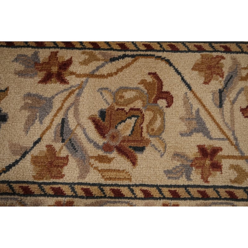 Floral Aubusson Chinese Area Rug Handmade Wool Carpet - 8'7" x 11'7"