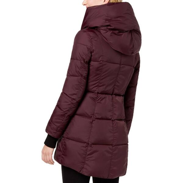 Shop French Connection Women S Quilted Asymmetrical Hem Hooded