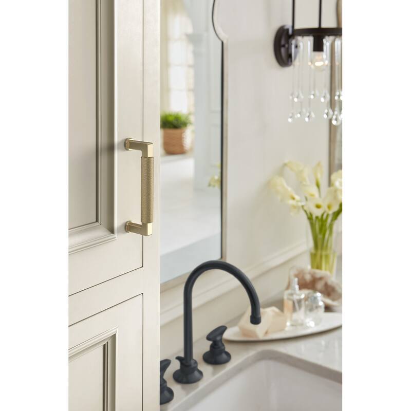Amerock BP37623 Balata 3-3/4" Center to Center Knurled Handle Cabinet