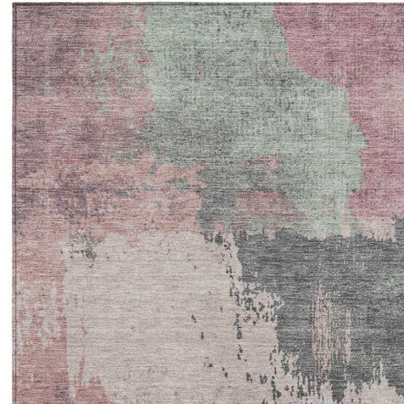 HomeRoots Abstract Transitional Rectangle Outdoor Rug