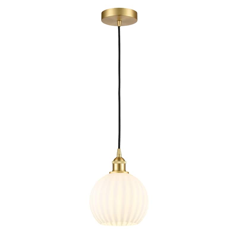 Innovations Lighting 616-1P 10 8 White Venetian Pendant White Venetian